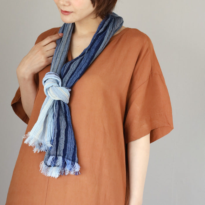 Kobooriza KUSHU Linen Cotton Stole [K-ST-KS01] Men's Women's Ehime Prefecture Imabari City Textile Brand