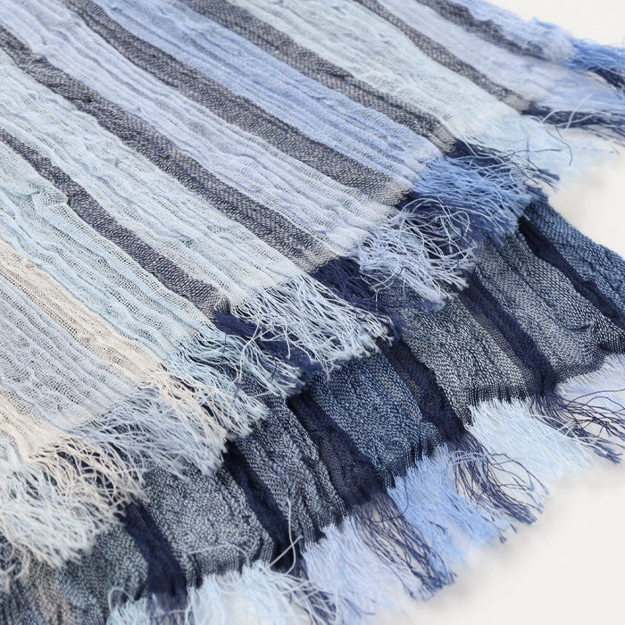 kobooriza Kobo Oriza Alternative Weave Linen Stole Hemp 100% Women's Men's [K-ST-KO06] 愛媛縣今治市紡織品牌