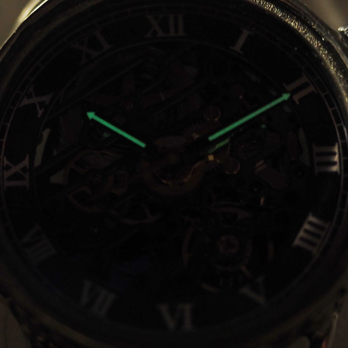 KINO(キノ) 手作り 腕時計 自動巻き 裏スケルトン キノパンクブルー 真鍮ケース [K-18-BR-BL]