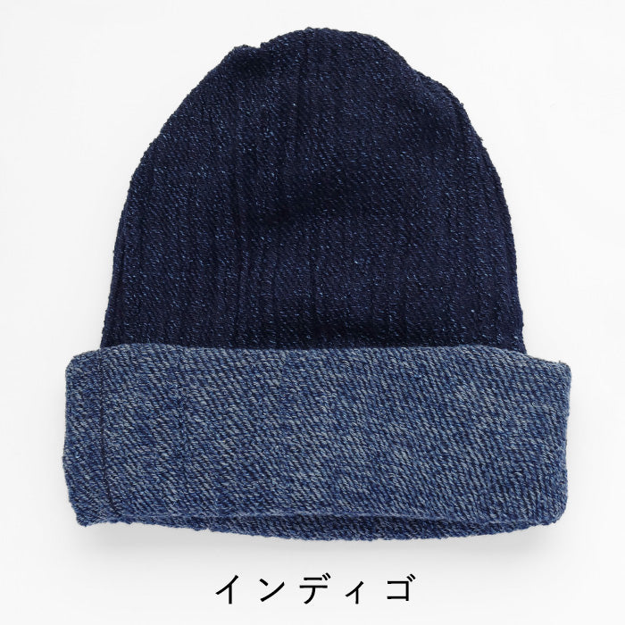 kobooriza 工房織座(こうぼうおりざ) 8通りの使い方ができる ジーンズキャップ スラブ メンズ・レディース 男女兼用 [K-WC-CC05］