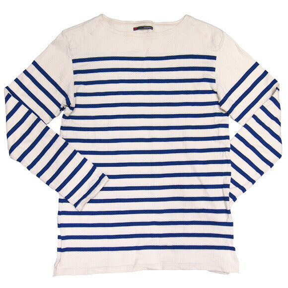 Hand-dyed Meya Loop-knit Tenjiku Basque Shirt Striped Long-sleeve  