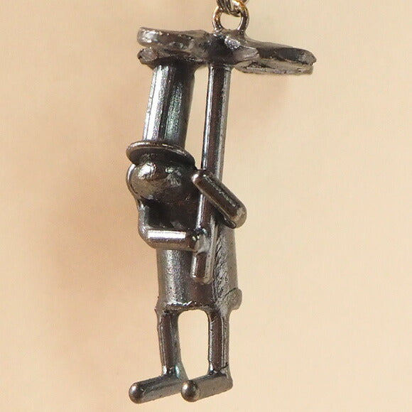 Bronze sculptor Tadashi Koizumi Kobito's bookmark "Until the rain stops" [KO-BM-04] 