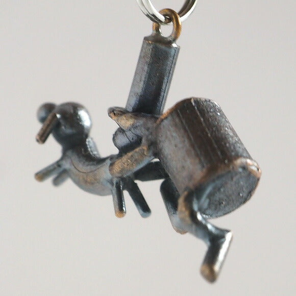 Bronze sculptor Tadashi Koizumi Kobito's necklace "Wait. Wait. Wait." [KO-NC-01] 