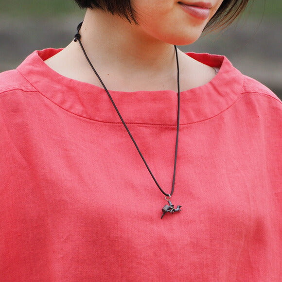 Bronze sculptor Tadashi Koizumi Kobito's necklace "Wait. Wait. Wait." [KO-NC-01] 