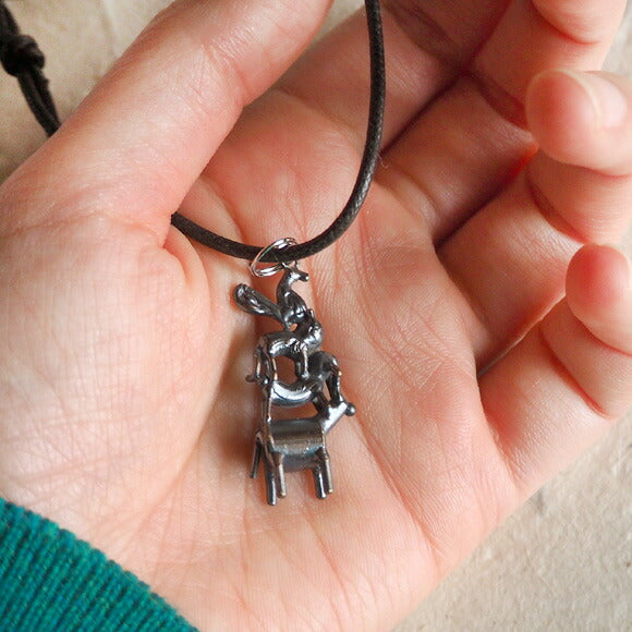 Bronze sculptor Tadashi Koizumi Necklace "Bremen Bremen" [KO-NC-02] 