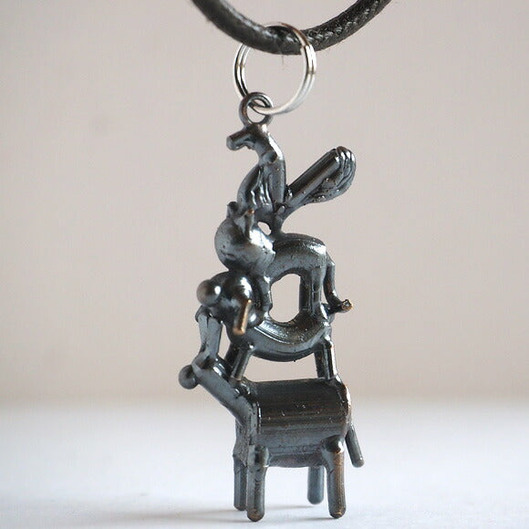 Bronze sculptor Tadashi Koizumi Necklace "Bremen Bremen" [KO-NC-02] 