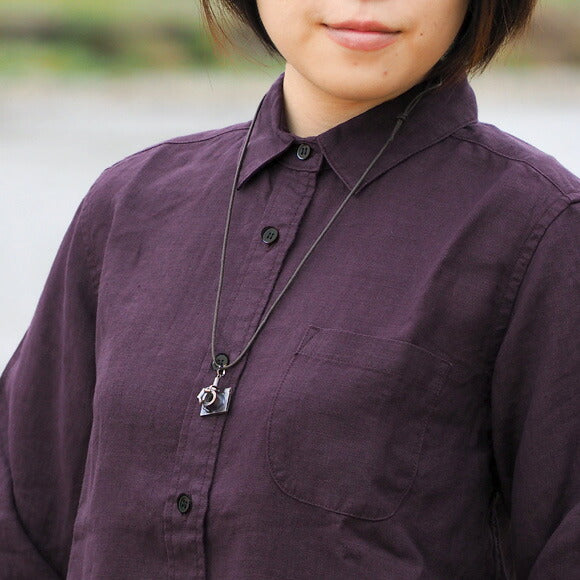 Bronze sculptor Tadashi Koizumi Kobito's necklace "Yes, cheese, life." [KO-NC-03] 