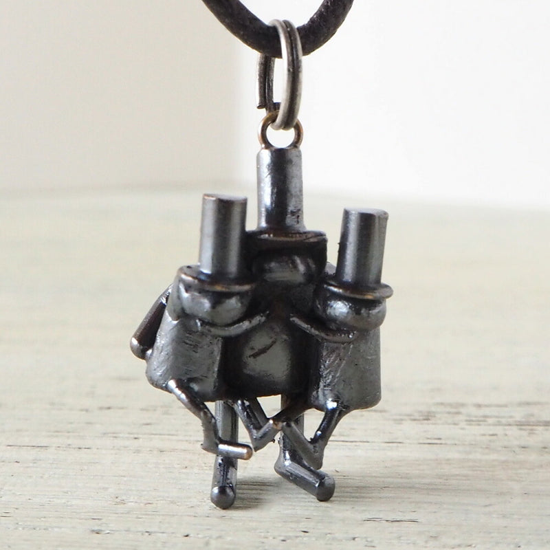 Bronze sculptor Tadashi Koizumi Kobito's necklace "Feel the warmth." [KO-NC-09] 