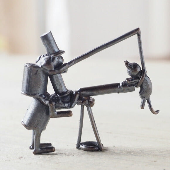 Bronze sculptor Tadashi Koizumi Kobito's object "astronomical observation" [KO-OB-06] 