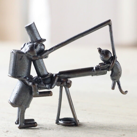 Bronze sculptor Tadashi Koizumi Kobito's object "astronomical observation" [KO-OB-06] 