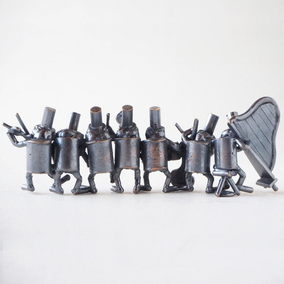 Bronze sculptor Tadashi Koizumi Kobito's object "Fanfare" [KO-OB-14] 