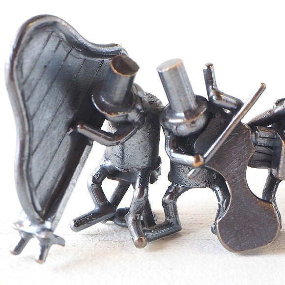 Bronze sculptor Tadashi Koizumi Kobito's object "Fanfare" [KO-OB-14] 