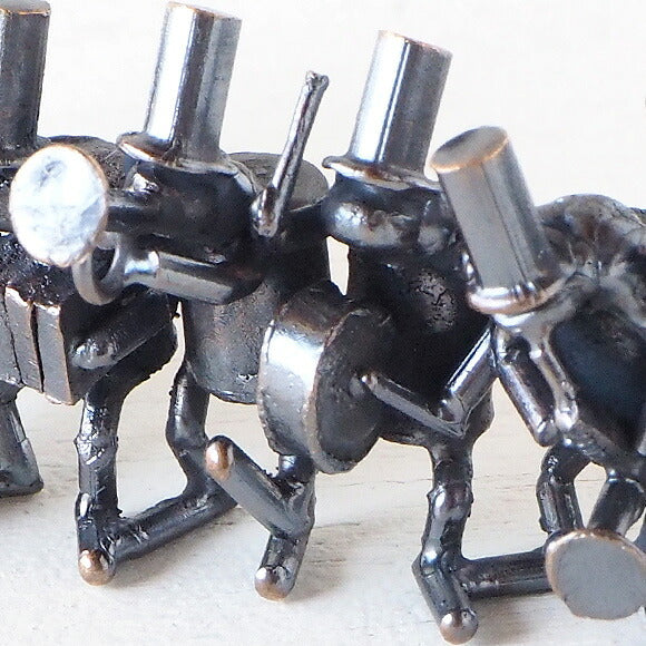 Bronze sculptor Tadashi Koizumi Kobito's object "Fanfare" [KO-OB-14] 