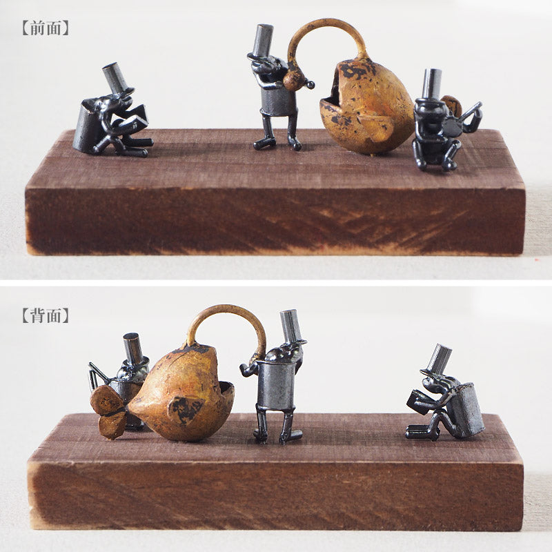 Bronze sculptor Tadashi Koizumi Kobito's object "Amber Nostalgia" [KO-OB-15] 