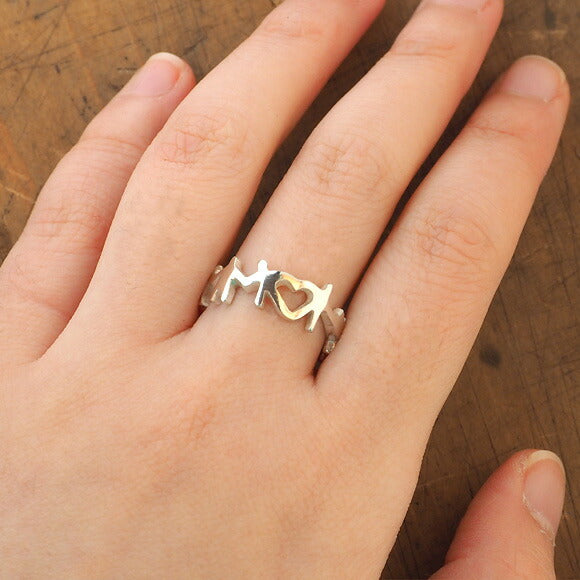 Bronze sculptor Tadashi Koizumi Silver ring "Wish upon a star" [KO-RG-02] 