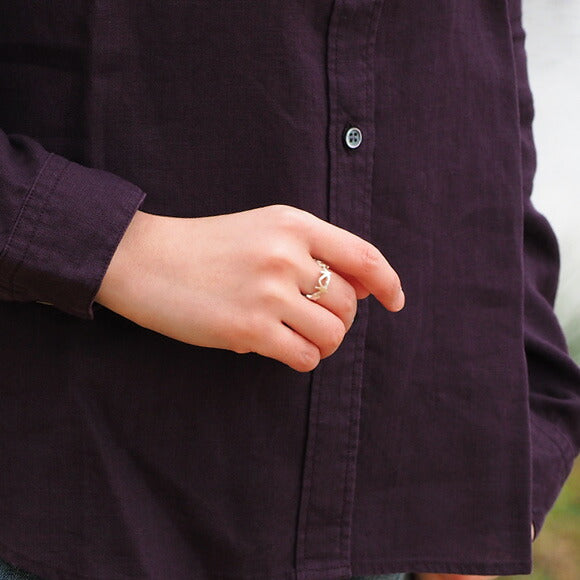 Bronze sculptor Tadashi Koizumi Silver ring "Wish upon a star" [KO-RG-02] 