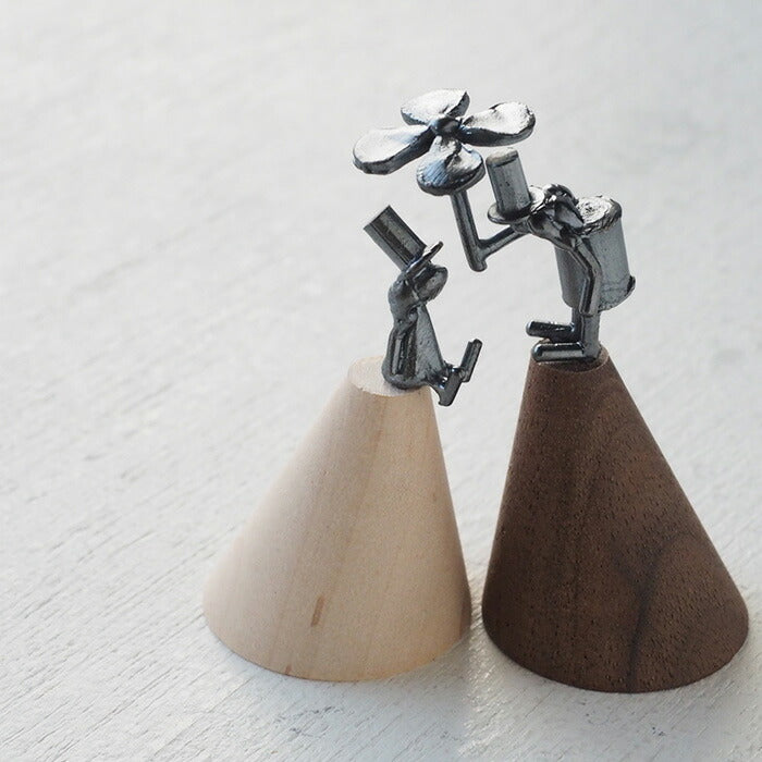 青銅雕刻家小泉忠的指環架「雨天的約定」 [KO-RS-11] 