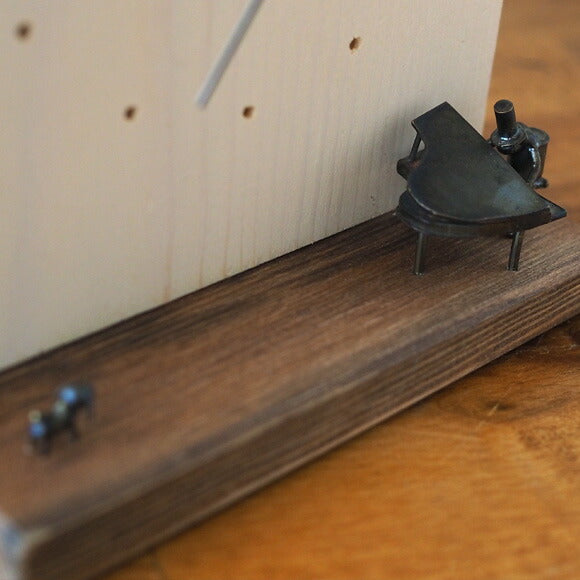 Bronze sculptor Tadashi Koizumi Kobito's table clock "Goodbye at 9 o'clock." [KO-WC-01] 