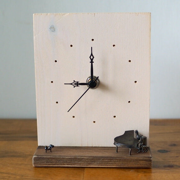 Bronze sculptor Tadashi Koizumi Kobito's table clock "Goodbye at 9 o'clock." [KO-WC-01] 