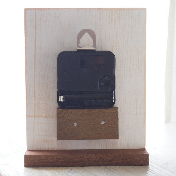 Bronze sculptor Tadashi Koizumi Kobito's table clock "Long-distance love" [KO-WC-02] 