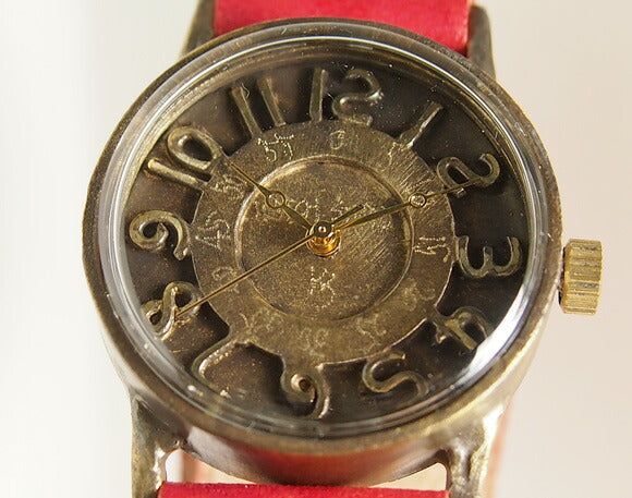 KS（ケーエス） 手作り腕時計 “WING FLAP” いぶし仕上げ [KS-OT-01]