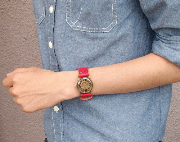 KS（ケーエス） 手作り腕時計 “WING FLAP” いぶし仕上げ [KS-OT-01]