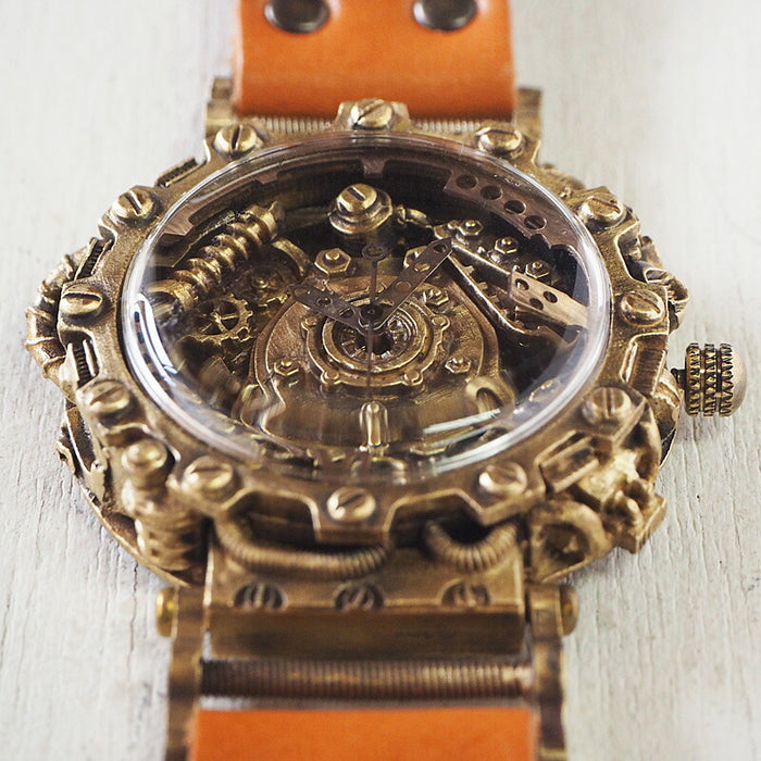 KS（ケーエス） 手作り腕時計 スチームパンク “DOGUMA -ドグマ-” [KS-SP-DO]