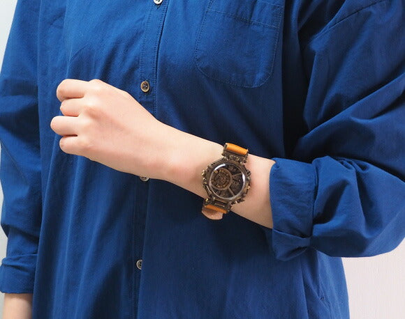 KS（ケーエス） 手作り腕時計 スチームパンク “EXTAGON -エクスタゴン-” [KS-SP-EX]