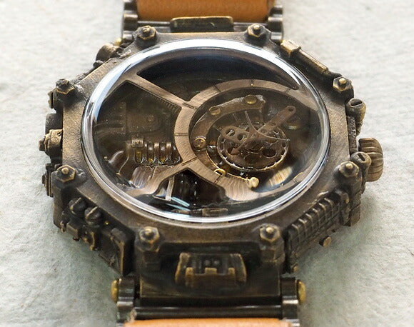 KS（ケーエス） 手作り腕時計 スチームパンク “EXTAGON -エクスタゴン-” [KS-SP-EX]