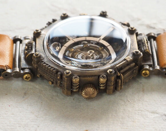 KS（ケーエス） 手作り腕時計 スチームパンク “EXTAGON -エクスタゴン-” [KS-SP-EX]