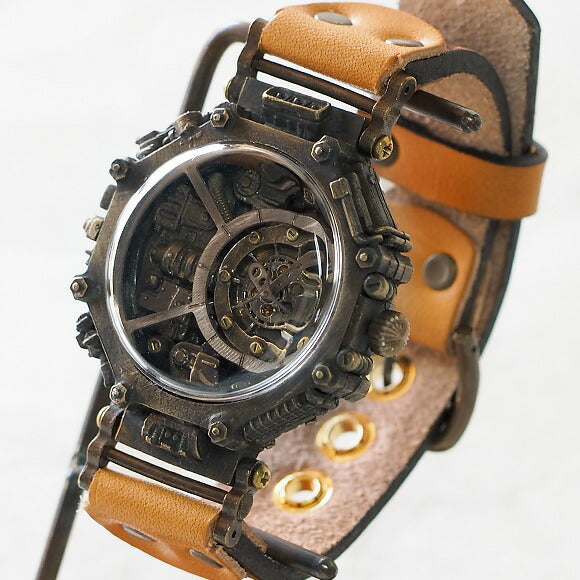 KS（ケーエス） 手作り腕時計 スチームパンク “EXTAGON -エクスタゴン
