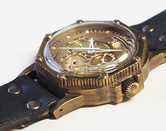 KS JHA Japan Handmade Watch Association Representative Koji Shinohara Handmade Watch Steampunk “EXTLEEM” [KS-SP-EXT] 