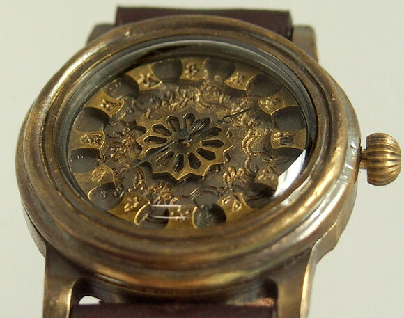 KS（ケーエス） 手作り腕時計 “和時計－蜉蝣（かげろう）” [KS-WA-01]