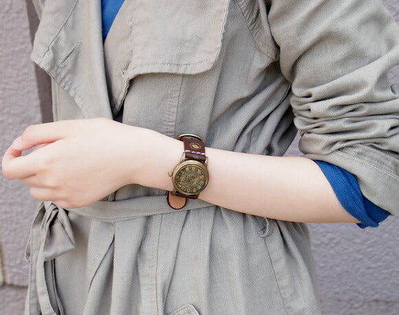 KS（ケーエス） 手作り腕時計 “和時計－蜉蝣（かげろう）” [KS-WA-01]