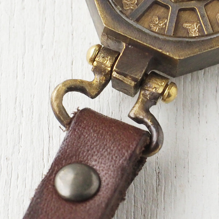 KS（ケーエス） 手作り腕時計 “和時計 桐竹（きりたけ）” 2重巻きベルト レディース [KS-WA-02]