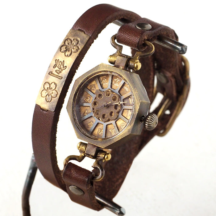 KS handmade watch "Japanese clock Kiritake" double belt ladies [KS-WA-02] 