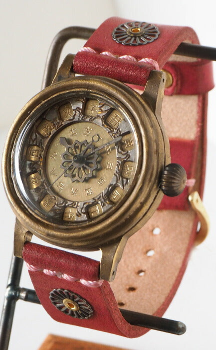 KS（ケーエス） 手作り腕時計 “和時計－鈴鳴（すずなり）” [KS-WA-04]