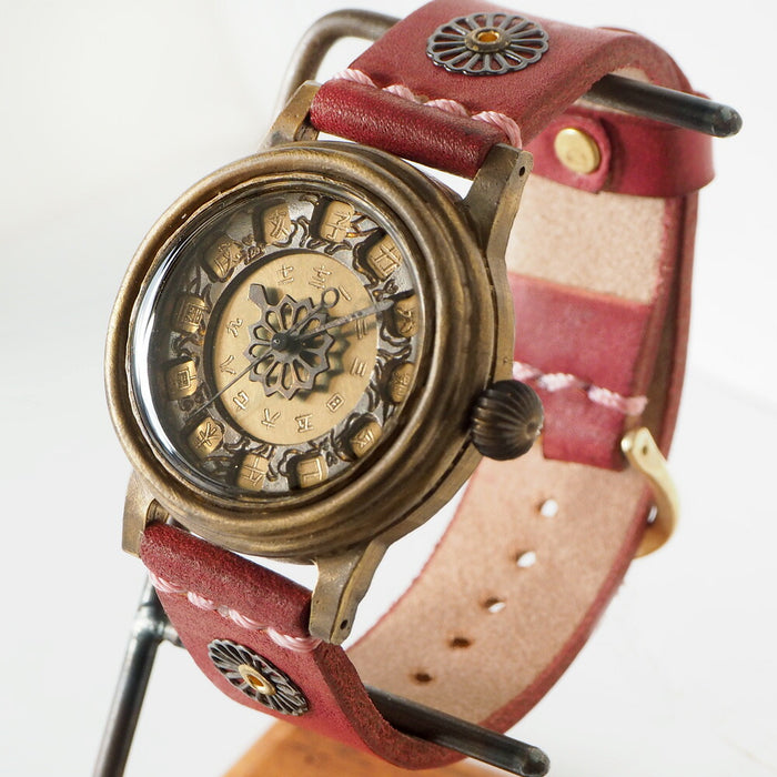 KS（ケーエス） 手作り腕時計 “和時計－鈴鳴（すずなり）” [KS-WA-04