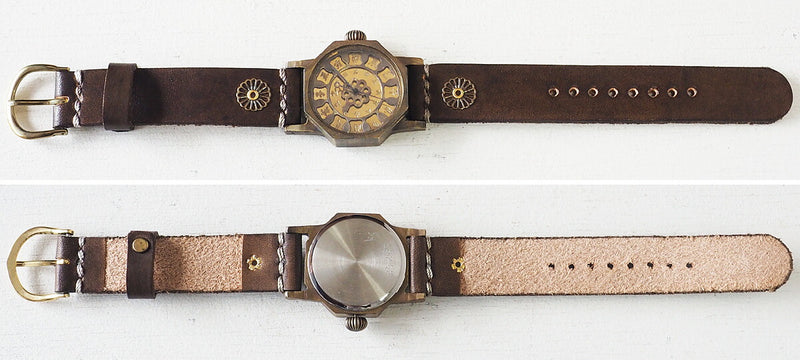 KS（ケーエス） 手作り腕時計 “和時計－麻風（あさかぜ）” [KS-WA-05]