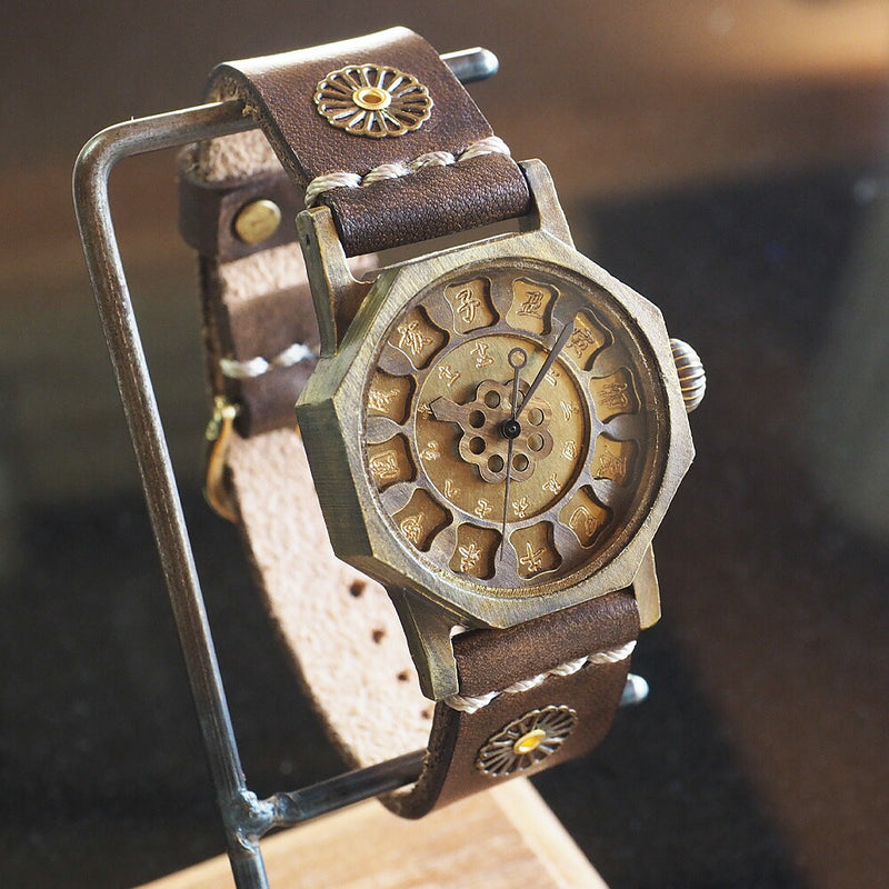 KS（ケーエス） 手作り腕時計 “和時計－麻風（あさかぜ）” [KS-WA-05]