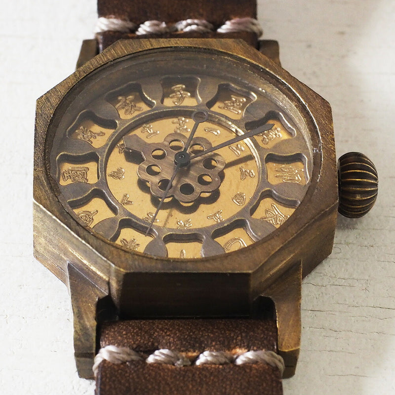 KS（ケーエス） 手作り腕時計 “和時計－麻風（あさかぜ）” [KS-WA-05]