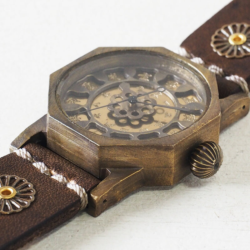 KS（ケーエス） 手作り腕時計 “和時計－麻風（あさかぜ）” [KS-WA-05]