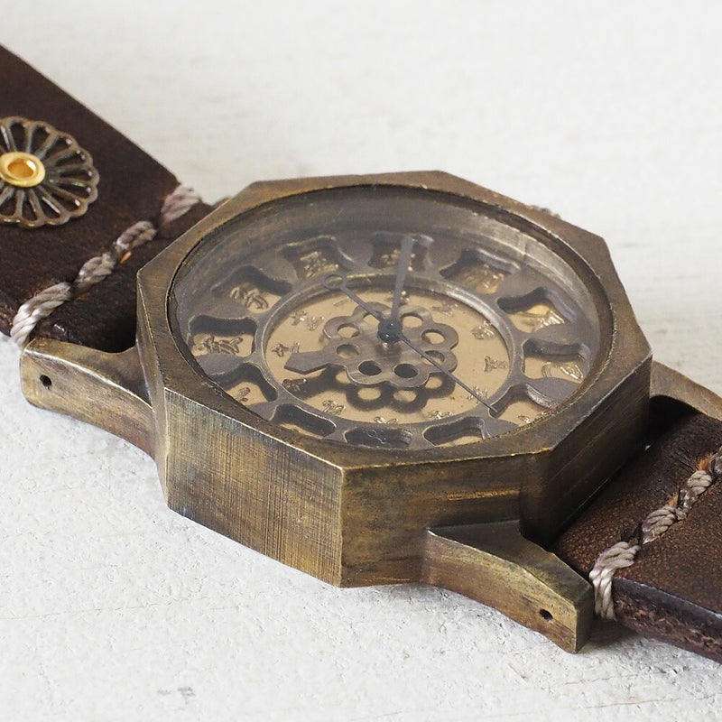 KS（ケーエス） 手作り腕時計 “和時計－麻風（あさかぜ）” [KS-WA-05]