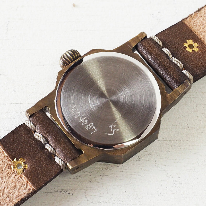 KS（ケーエス） 手作り腕時計 “和時計－麻風（あさかぜ）” [KS-WA-05]