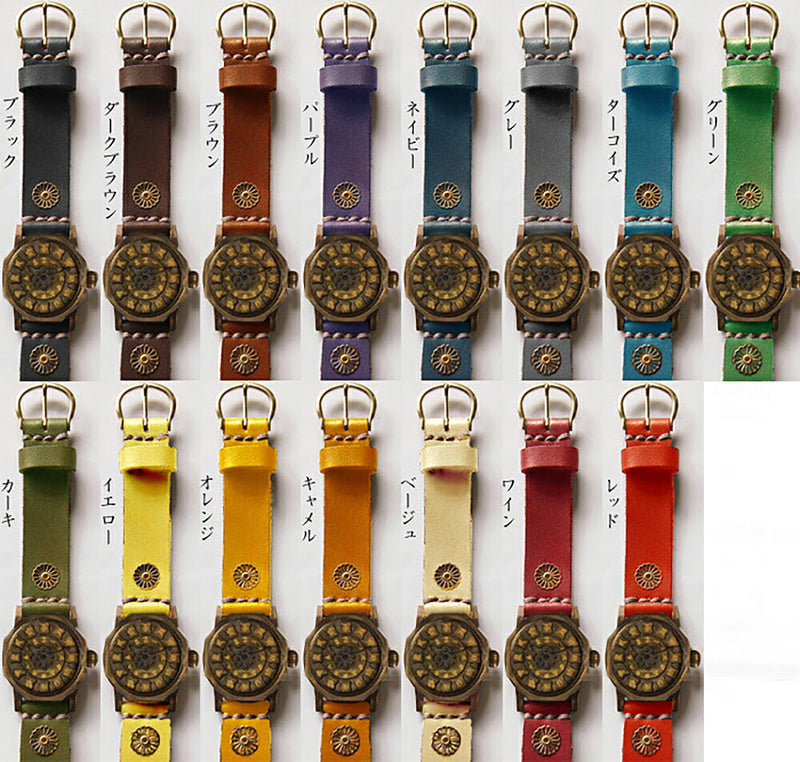 KS（ケーエス） 手作り腕時計 “和時計－麻風（あさかぜ）” [KS-WA-05]