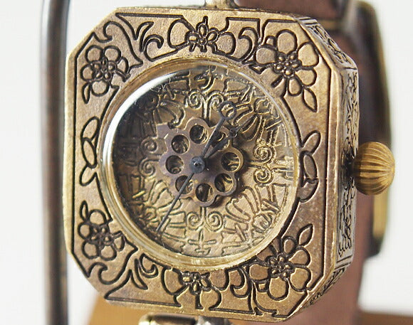 KS（ケーエス） 手作り腕時計 “和時計－霞(かすみ)” レディース [KS-WA-06]