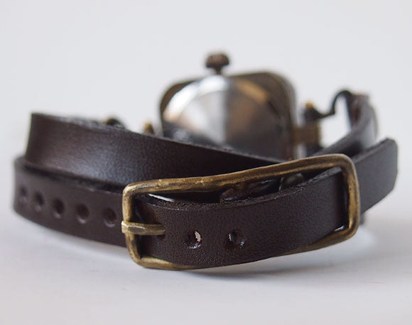 KS（ケーエス） 手作り腕時計 “和時計－扇流(おうぎながし)” レディース [KS-WA-08]