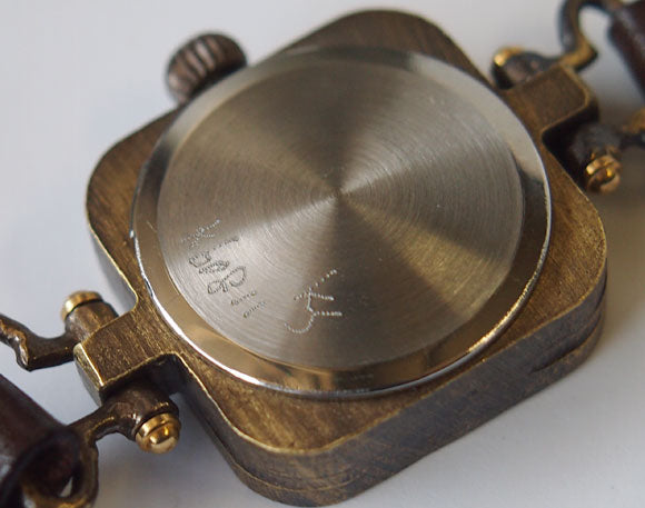KS（ケーエス） 手作り腕時計 “和時計－扇流(おうぎながし)” レディース [KS-WA-08]