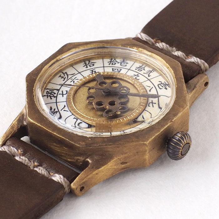 KS（ケーエス） 手作り懐中時計 “和時計－夕霧(ゆうぎり)” [KS-WA-09]