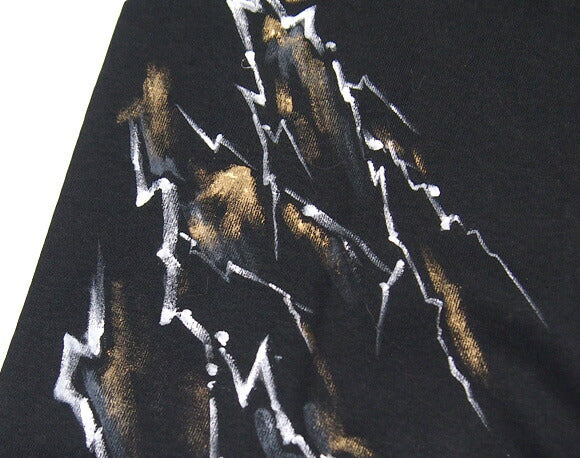 [從 2 種顏色中選擇 ！ 】禪（ZEN）手繪日式花紋T卹短袖“Kijin”黑色酒紅色[KTH0016] 